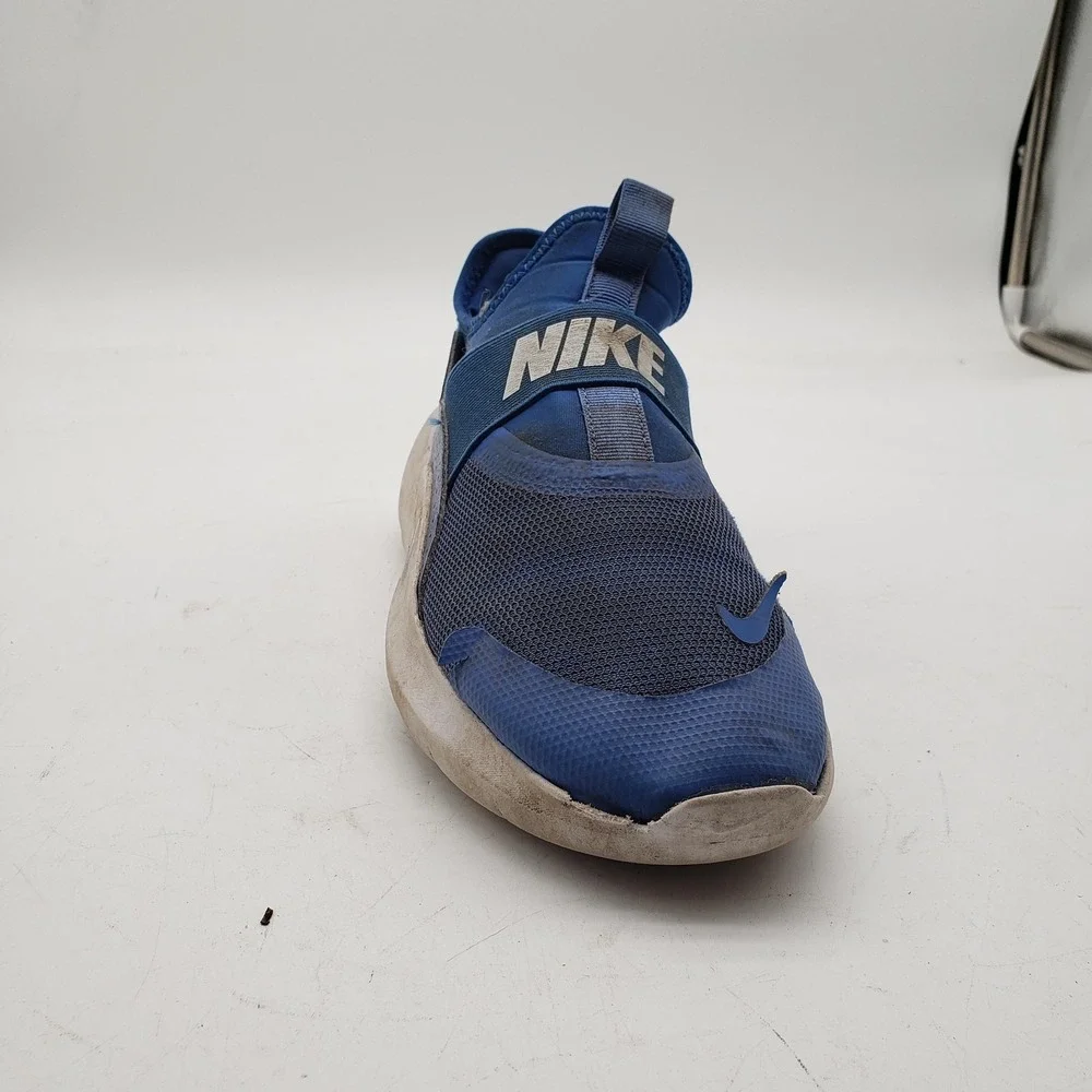 Nike Flex Runner Shoes Youth Size 5Y Blue Slip On Running Sneakers Athletic
